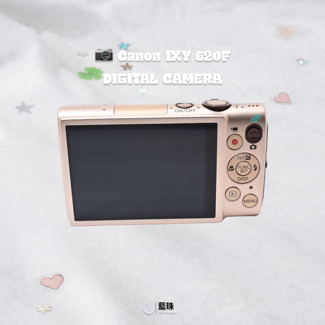 캐논 익시 IXY 620F 와이파이 빈티지 디카 디지털카메라 골드 상품이미지5