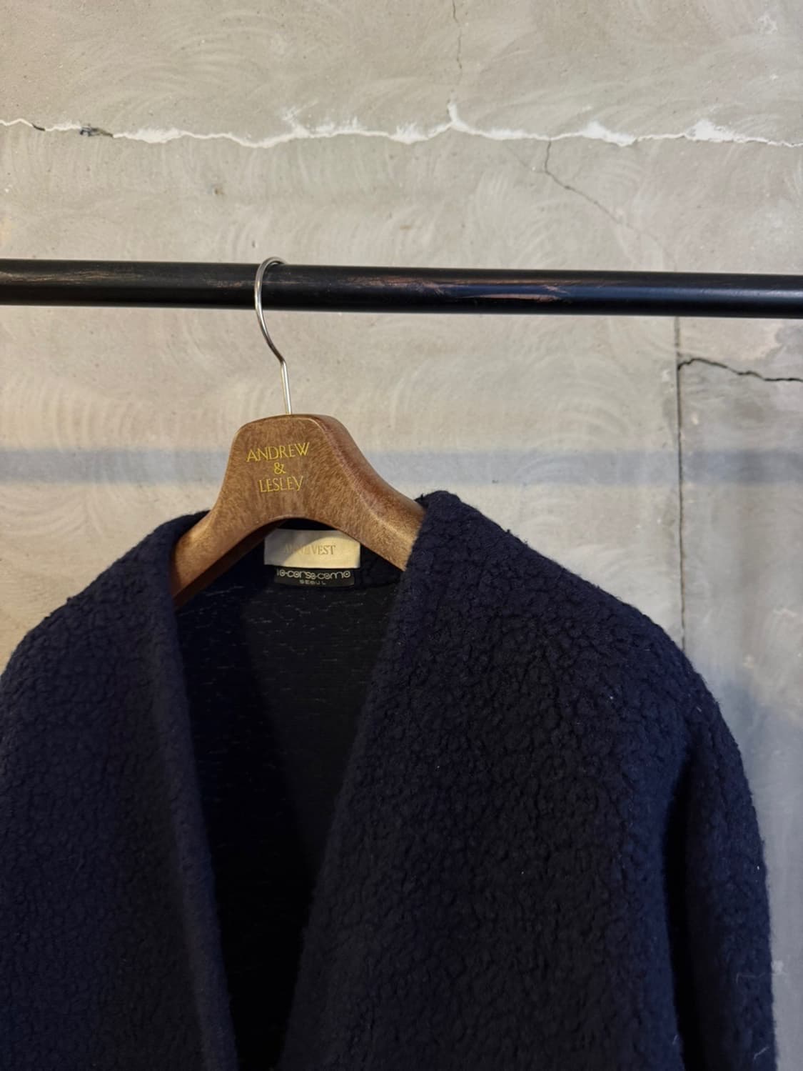 ANNE VEST 시어링 가디건 55~66 상품이미지4