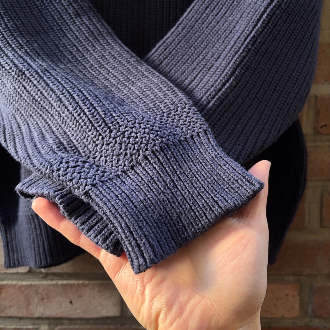 에디바우어 Eddie Bauer 하이넥 코튼 헨리 니트 스웨터 상품이미지7