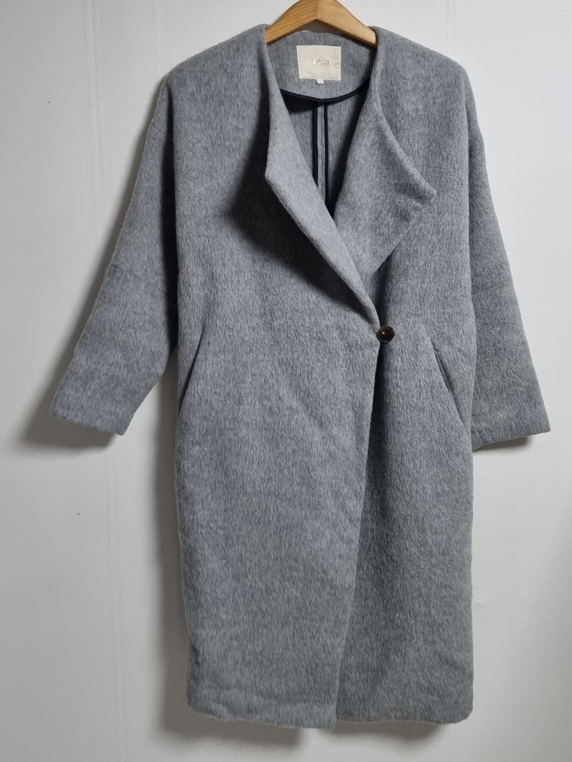 1사이즈 (66) maje 마쥬 그레이 모/알파카 코트  상품이미지1