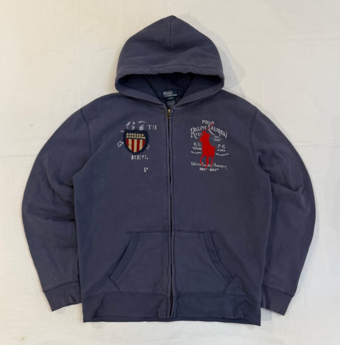 폴로 랄프로렌 빅포니 치프키프 후드집업 상품이미지1