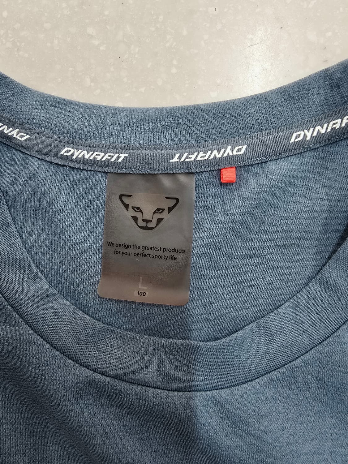 다이나핏 로고 반팔 티셔츠 블루100 상품이미지8