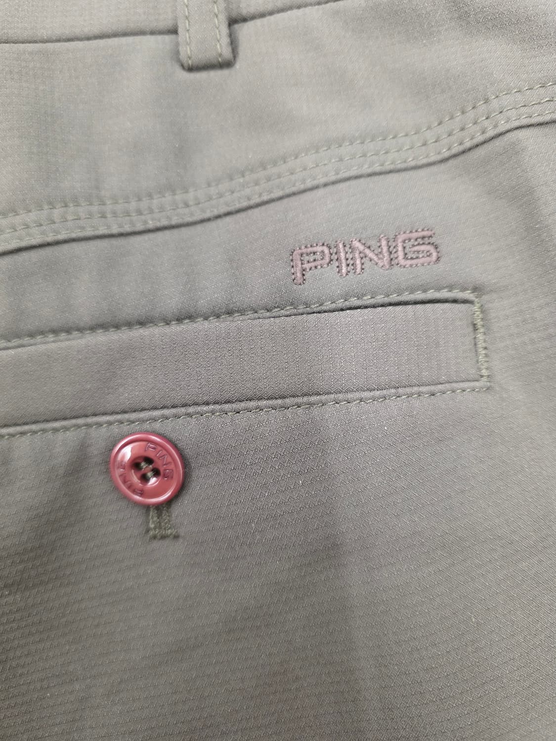 PING 핑 골프 남자 얇은기모바지.  싸이즈35 상품이미지4