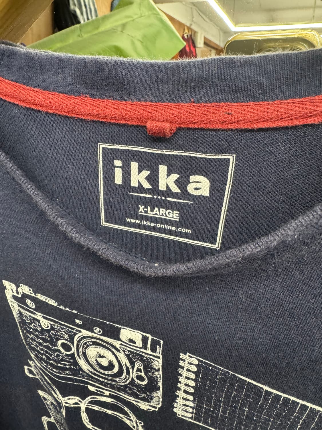 IKKA 빈티지 프린팅 반팔티 상품이미지3