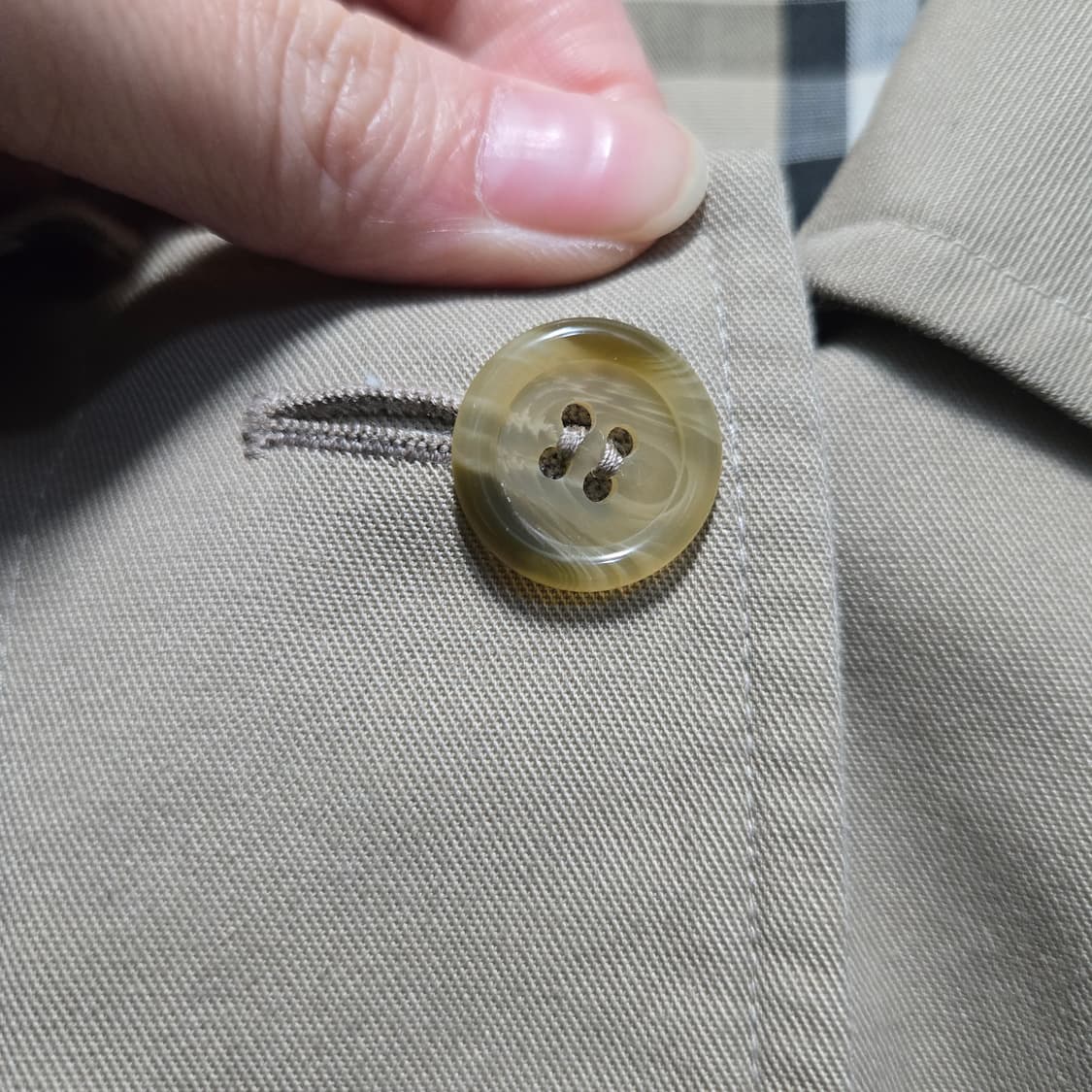 버버리런던 베이지 코튼 트렌치코트 상품이미지3