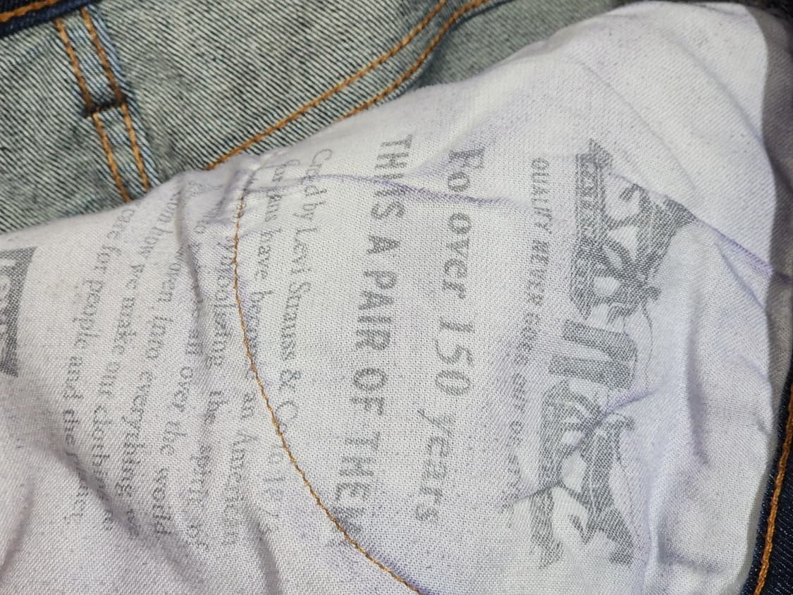 (34) 리바이스 502 청바지 중청워싱 데님팬츠 스판 150주년판  상품이미지3