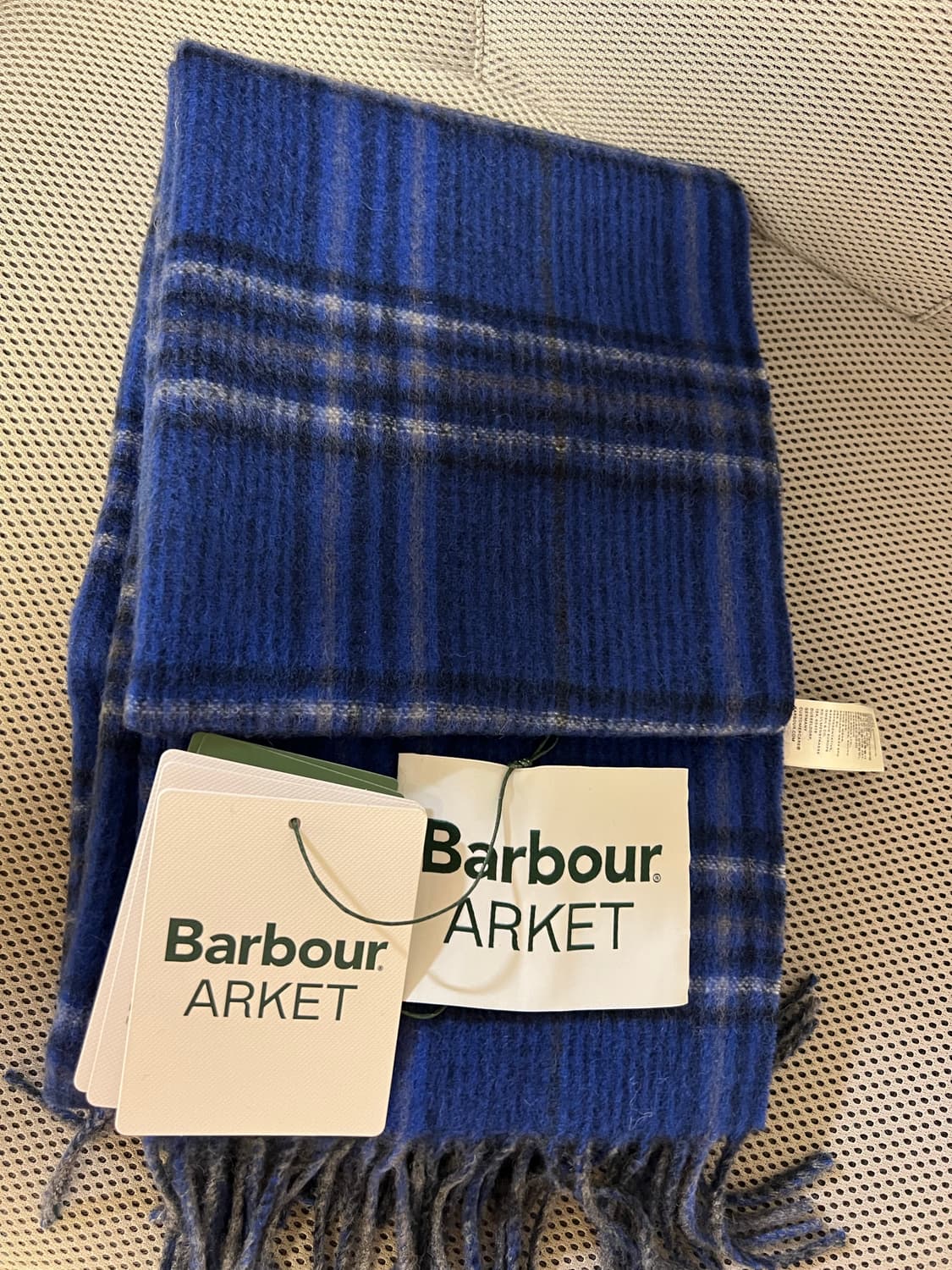 (새상품) 아르켓 X 바버 머플러 상품이미지2