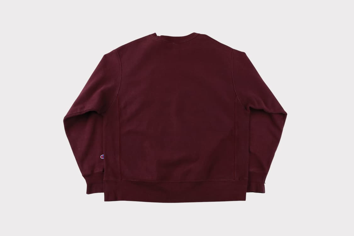 [XL] 챔피온 리버스위브 버건디 맨투맨 상품이미지6