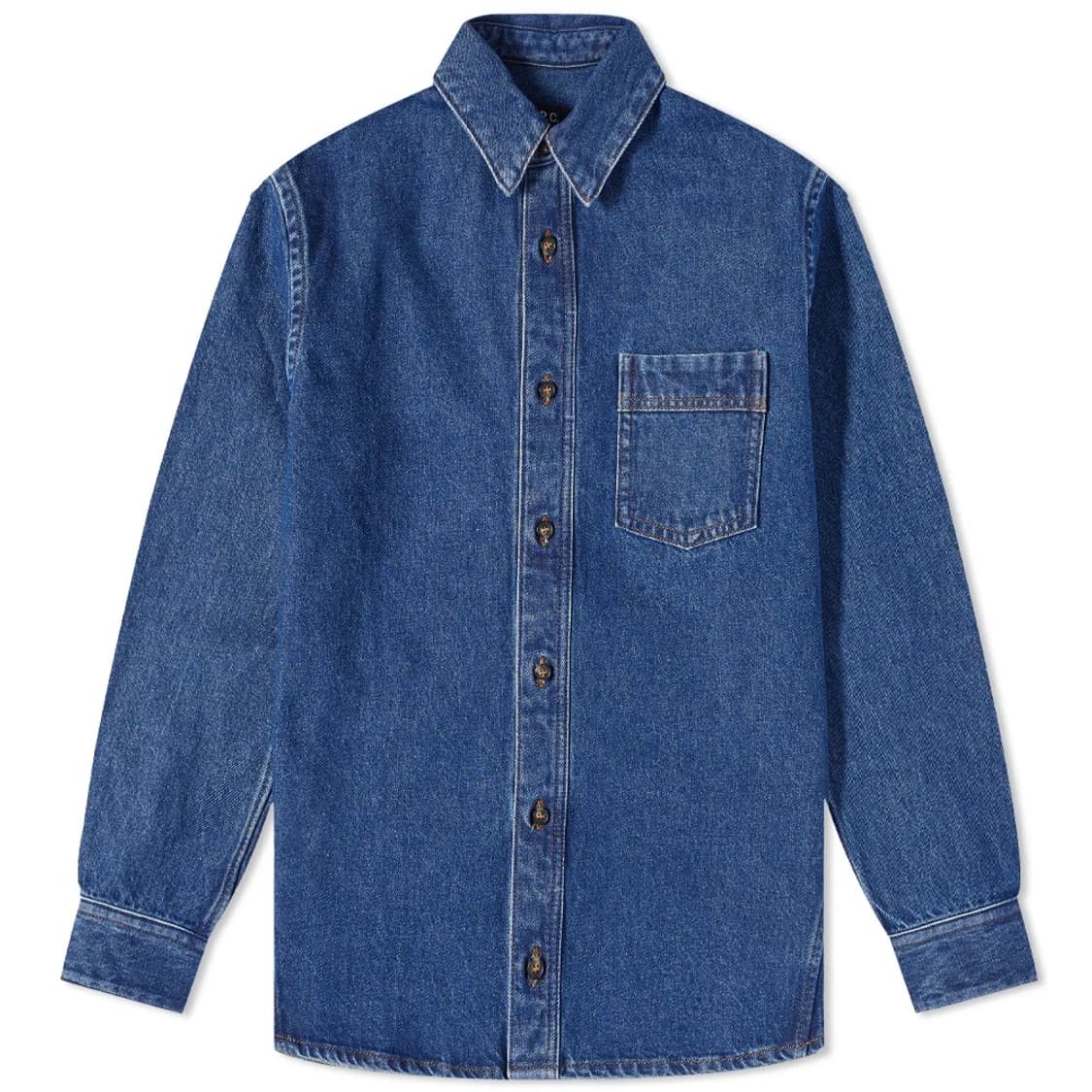 아페쎄 데님 오버 셔츠 상품이미지1