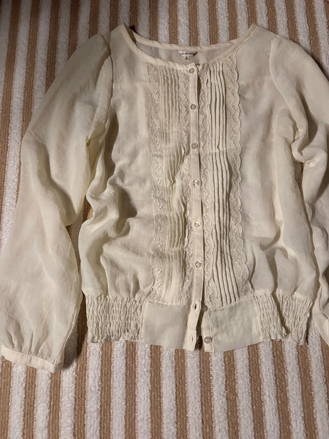 일본 빈티지 레이스 블라우스 상품이미지2