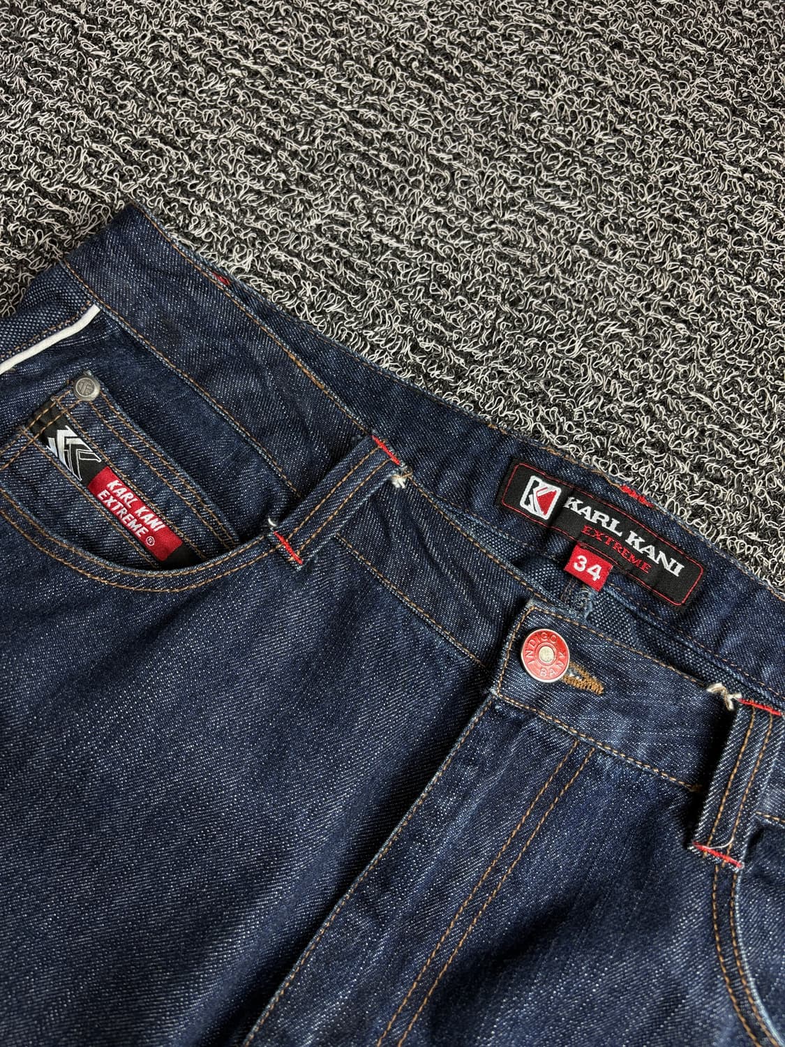 00s 칼카니 올드스쿨 멀티 데테일 루즈핏 데님 팬츠 3279 상품이미지3