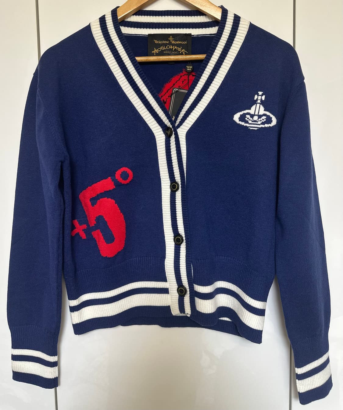 비비안웨스트우드 울 가디건 정품 상품이미지2
