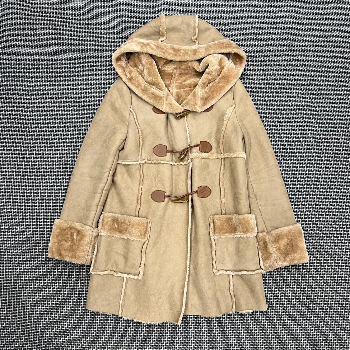 빈티지 무스탕 더플코트 상품이미지1