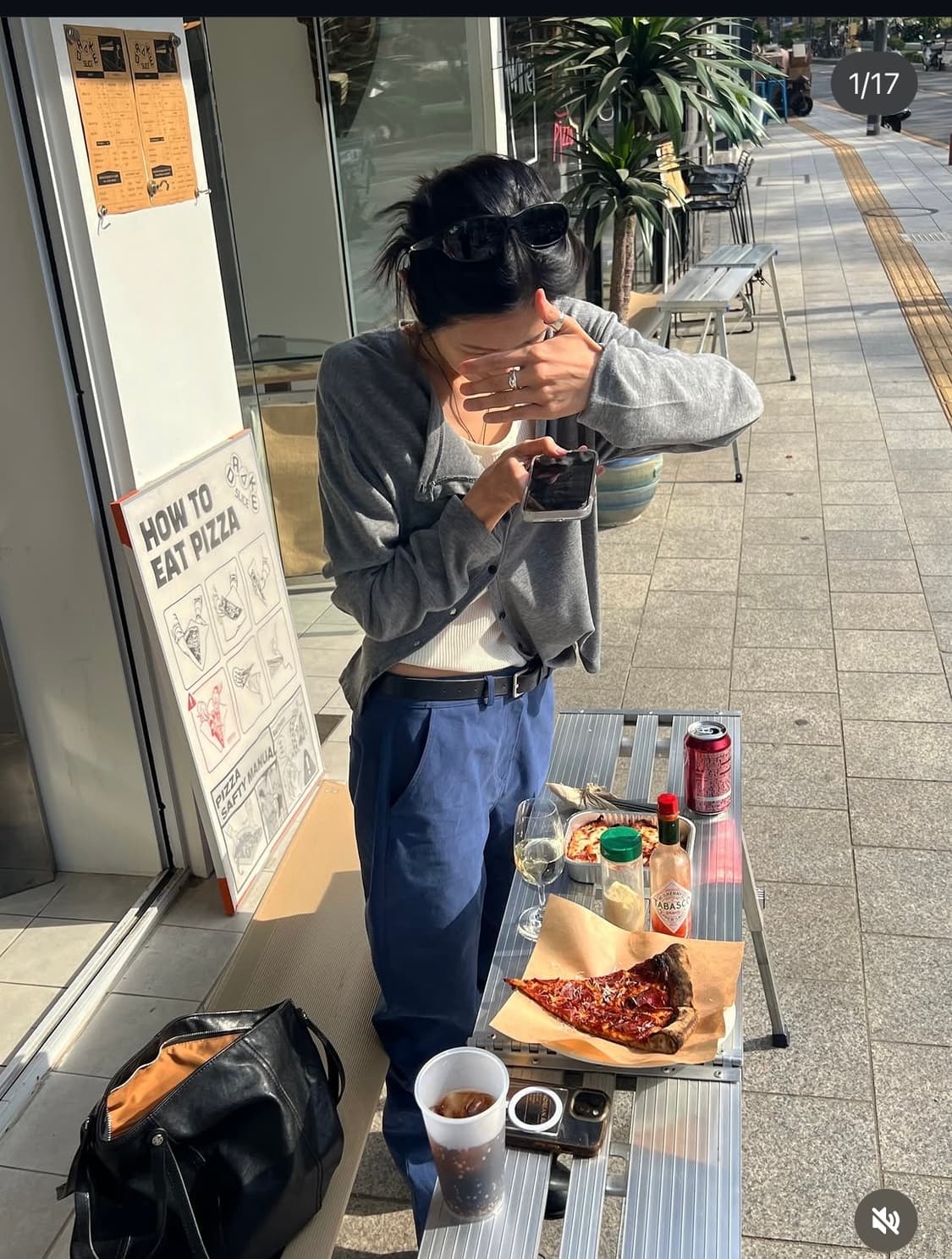 페미니크 블루치노팬츠 새상품 상품이미지6