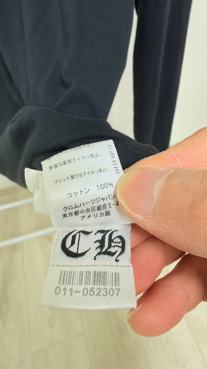 크롬하츠 bs플레어 은단추 롱슬리브 상품이미지5