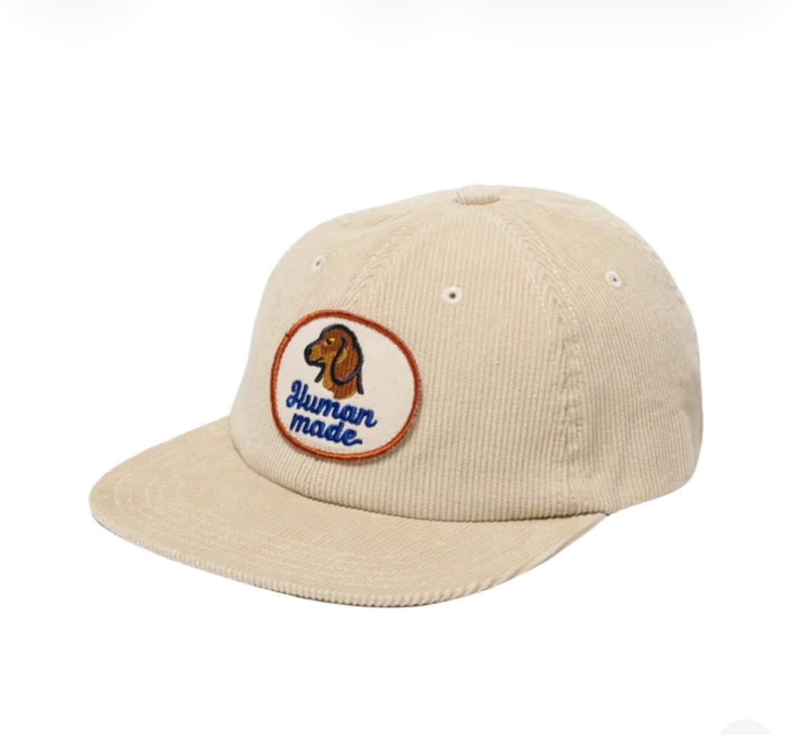 휴먼 메이드 6 패널 코듀로이 캡 화이트 상품이미지1