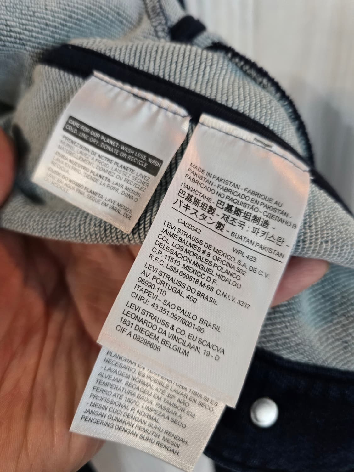 리바이스 청색자켓 상품이미지5