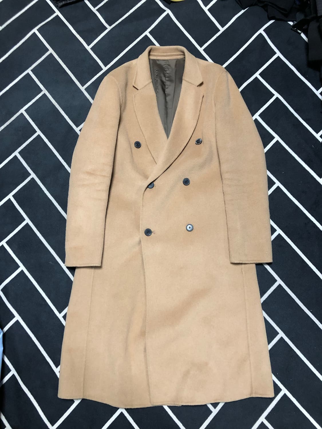 색감이쁜 더블 핸드메이드 코트 / 옴므 몽클레어 니트코트 우영미 타임 상품이미지8