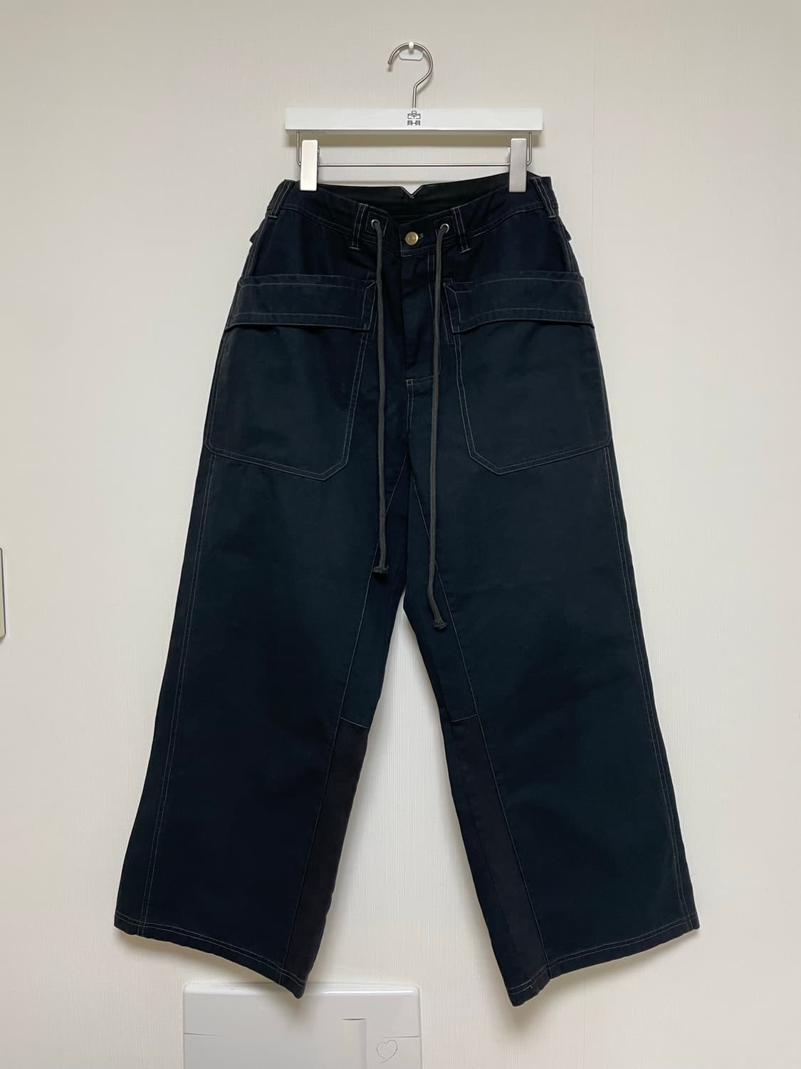 [2] 폴리테루 파라 팬츠 (베이커 팬츠) 다크 네이비 상품이미지3