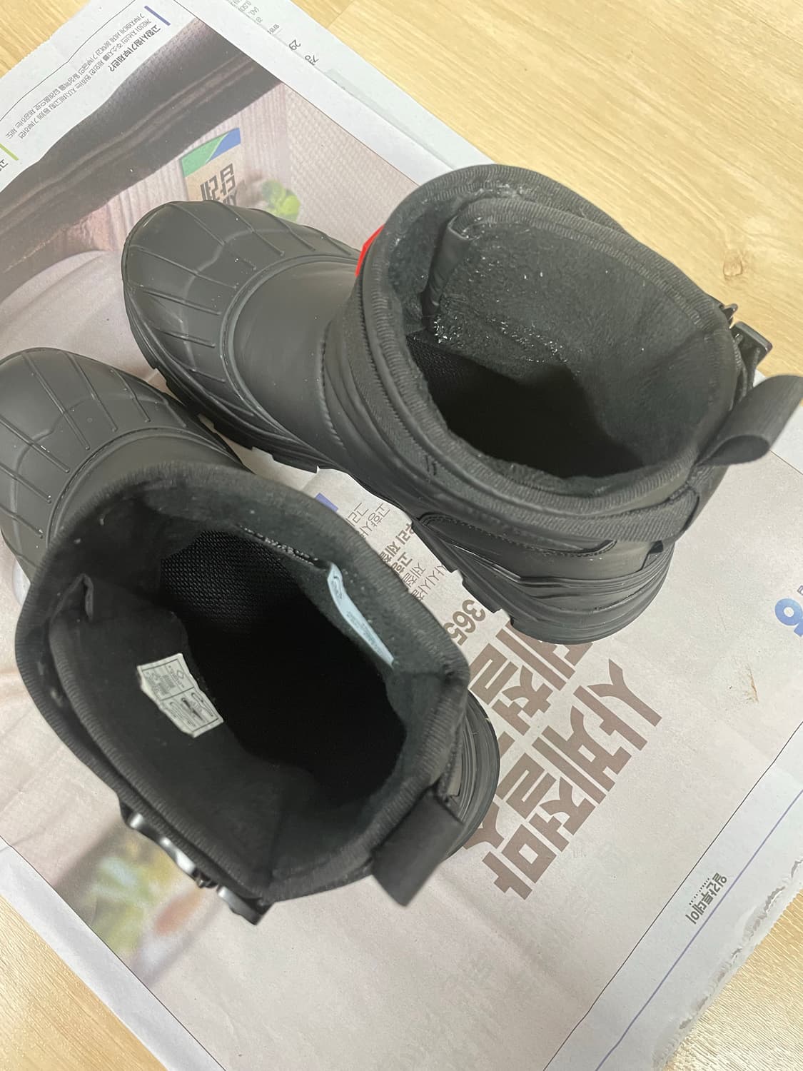 헌터 [UNISEX] 인트레피드 버클 숏 스노우부츠 - 블랙 240 상품이미지7