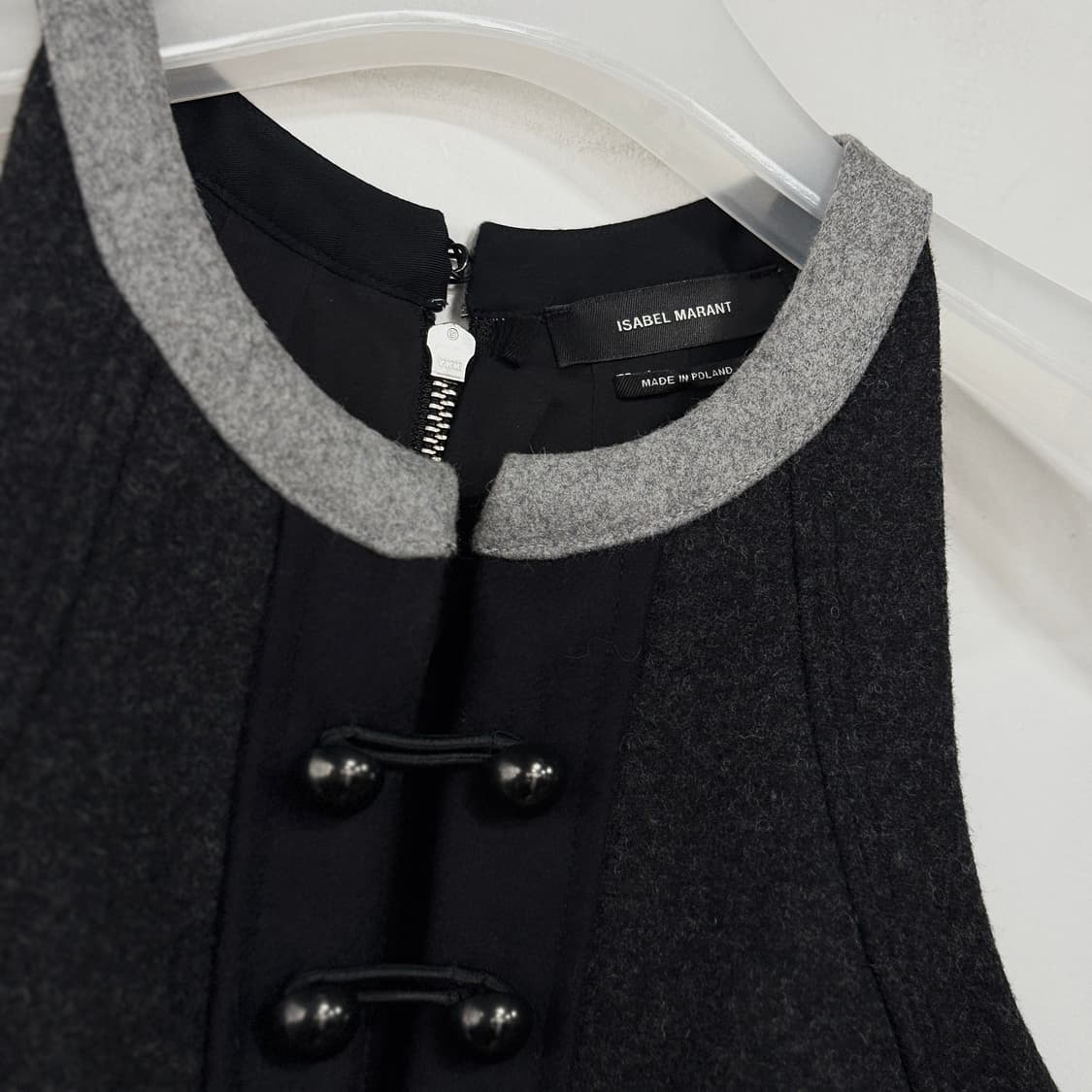 이자벨마랑 울 펠트 페플럼 탑 상품이미지2