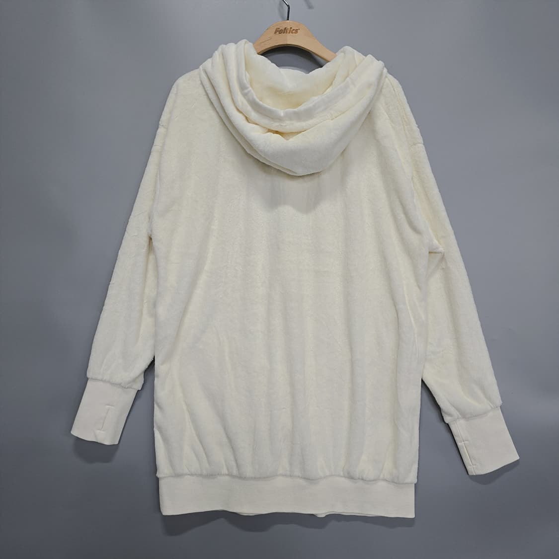 NBA 클리블랜드 캐벌리어스 퍼 후드 화이트 S 상품이미지5