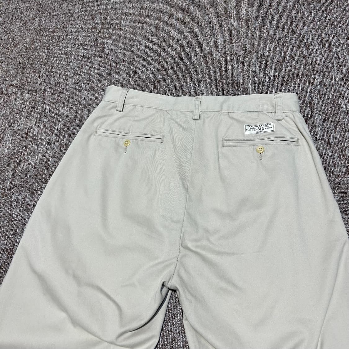 32inch) 폴로 랄프로렌 베이지 치노팬츠 면바지 상품이미지3