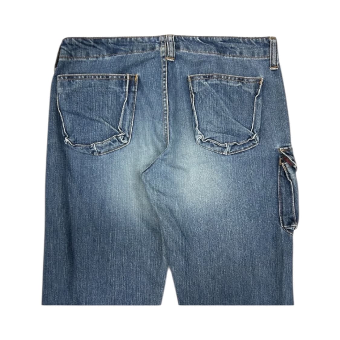 M) 존불 인디고 카고 데님팬츠 BD-054 상품이미지6