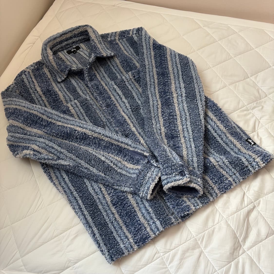 스투시 뽀글이 셔츠 M 상품이미지1