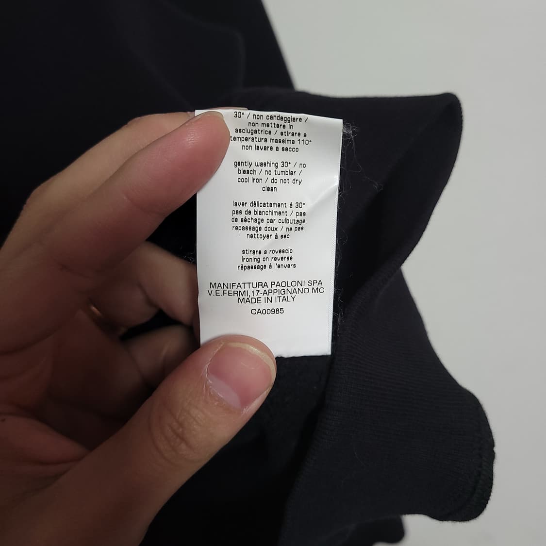 (M) MSGM 엠에스지엠 하트 프린팅 블랙 맨투맨 티셔츠 기모 상품이미지4