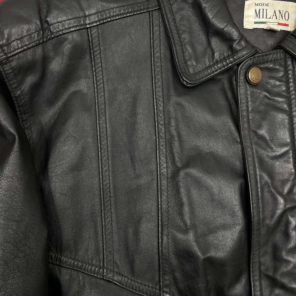 빈티지 소가죽자켓 XL  상품이미지6