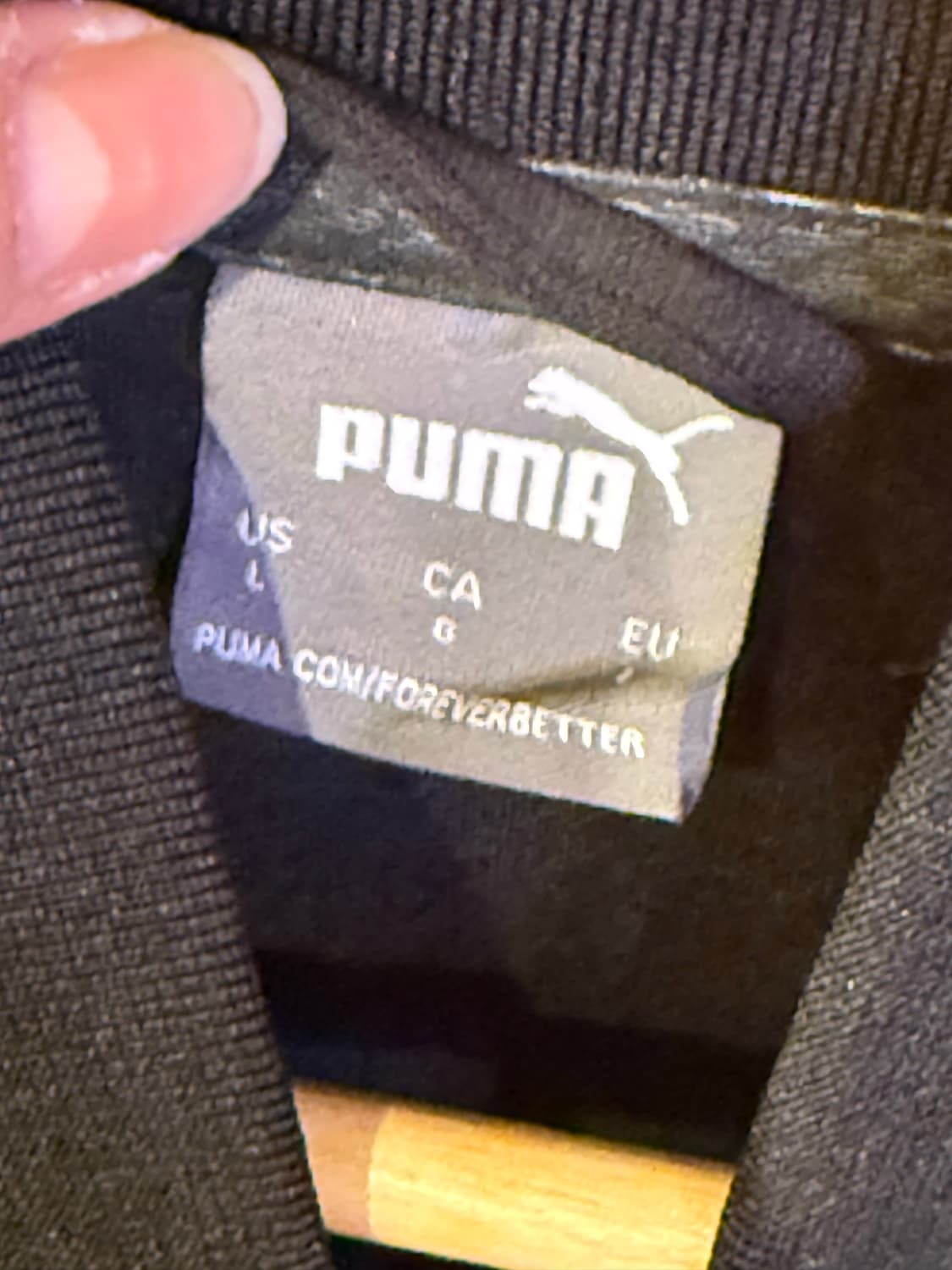 퓨마 검정 트랙탑 상품이미지2