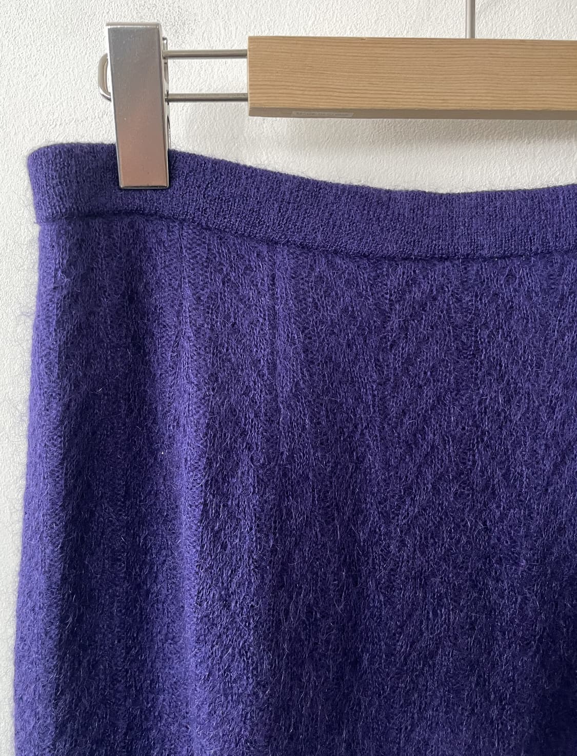 vintage purple twist knit skirt 상품이미지5