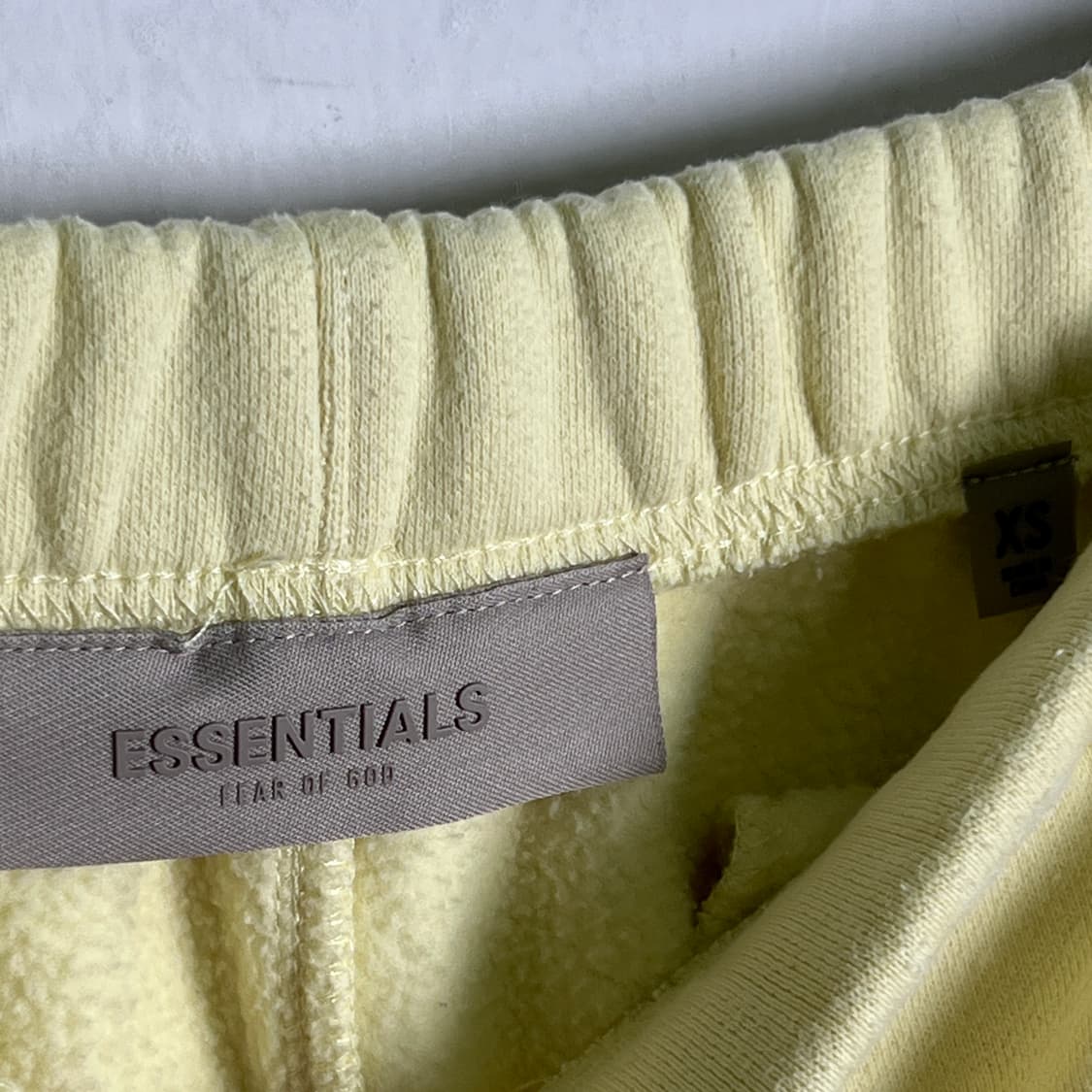 피어오브갓 에센셜 옐로우 스웨트팬츠 XS 상품이미지3