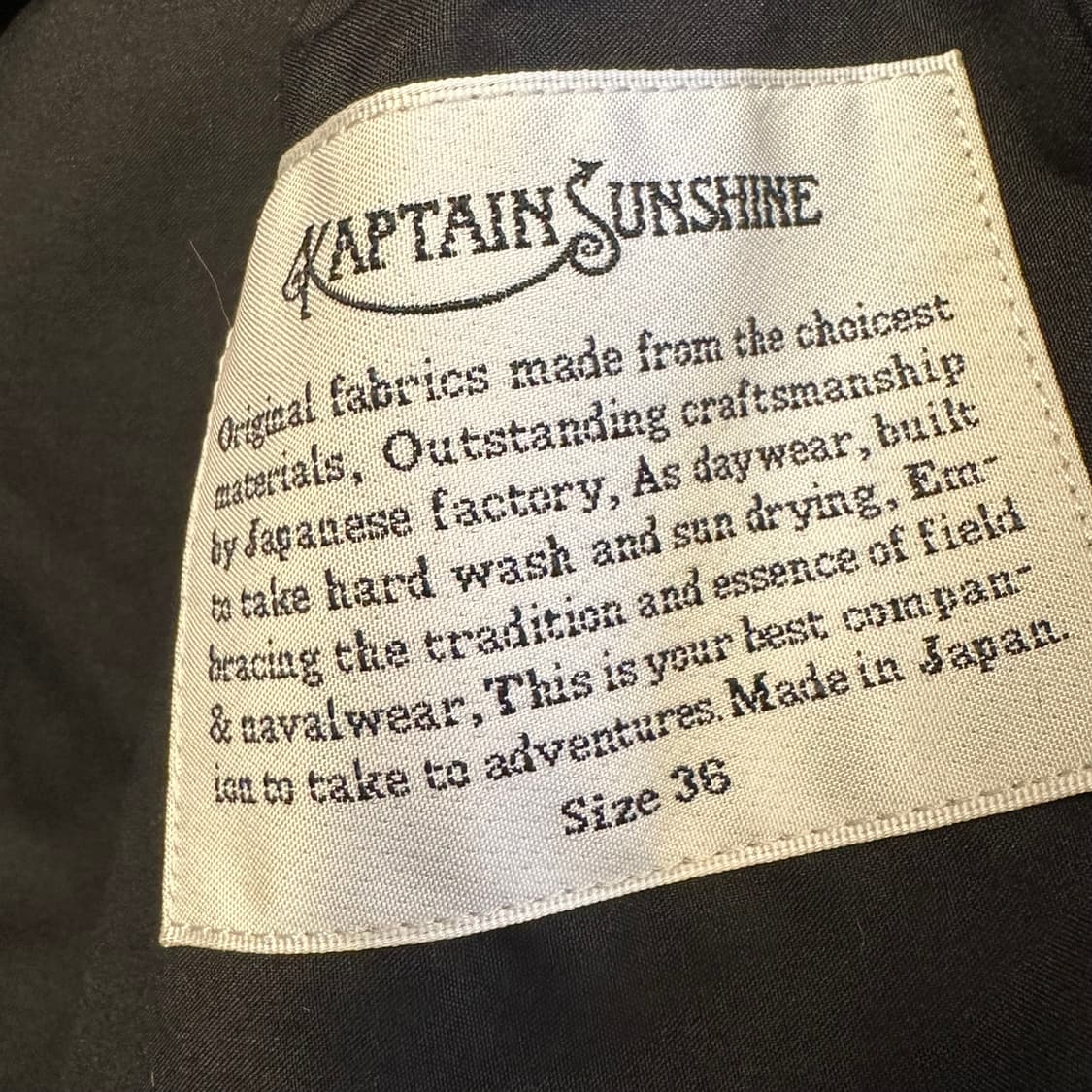 캡틴선샤인 익스페디션 다운 자켓 36사이즈 ( A1978 )  상품이미지4