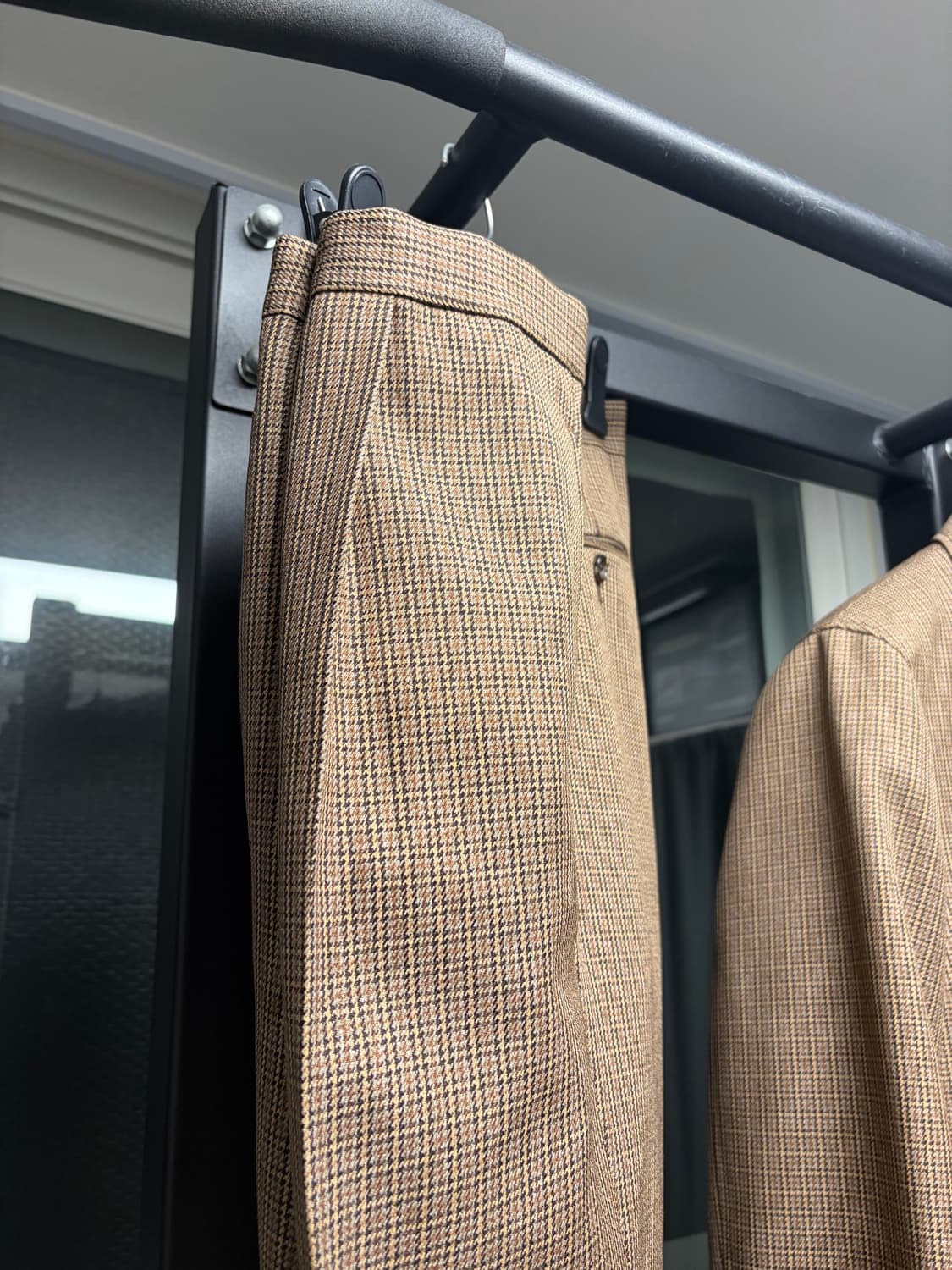 빔즈플러스 글렌체크 트래블 수트 xl 105 상품이미지5