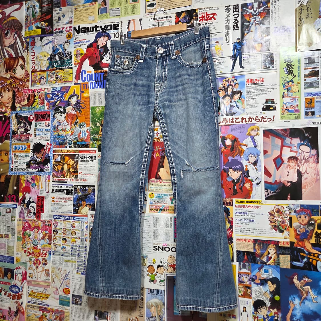 트루릴리전 조이 슈퍼티 데미지 부츠컷 팬츠 상품이미지6