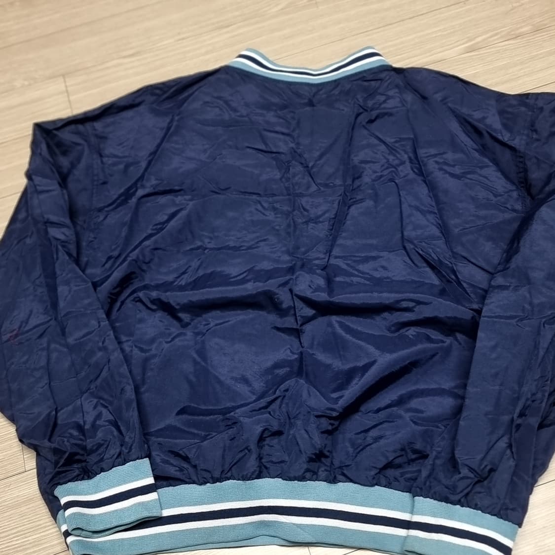 미제 USA  나이키 V넥 바람막이 웜업 네이비(L) 상품이미지2