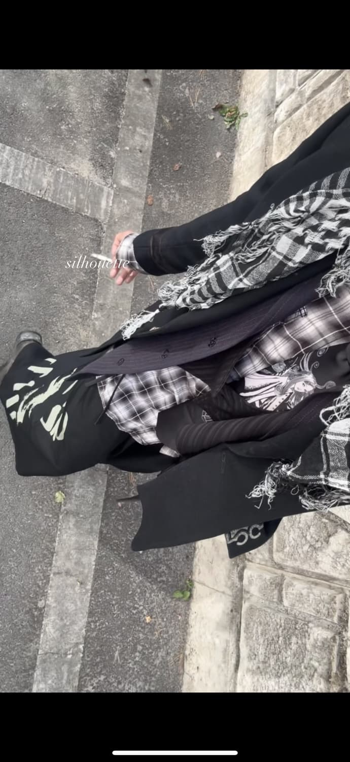 Y's 24Ss 페인트 하카마팬츠 상품이미지1