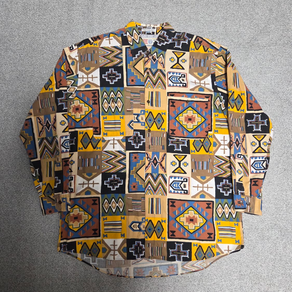 90's Japan Ume Collection 에스닉 셔츠 L(100) 상품이미지1