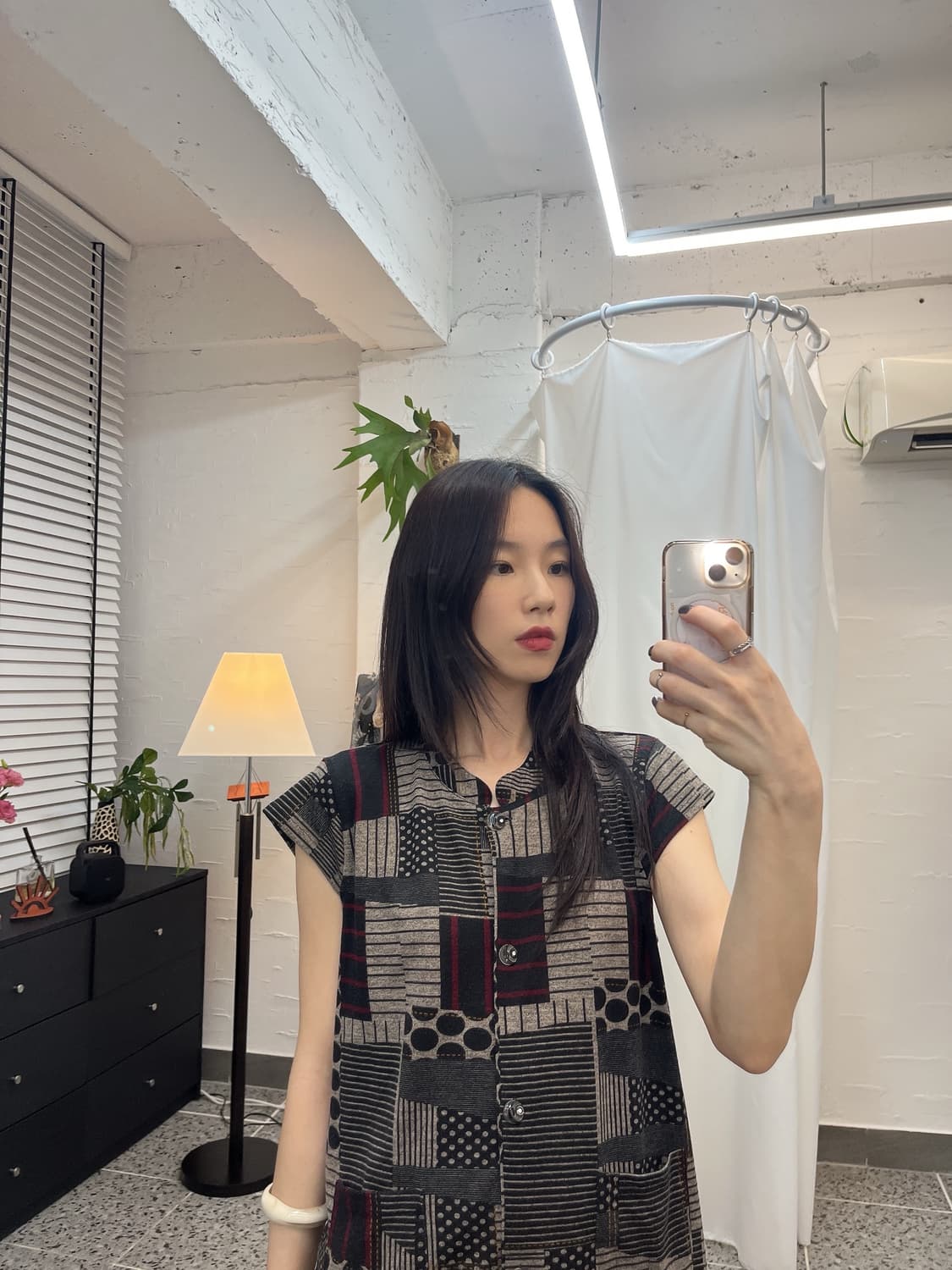 패턴 디테일 니트 가디건 상품이미지2