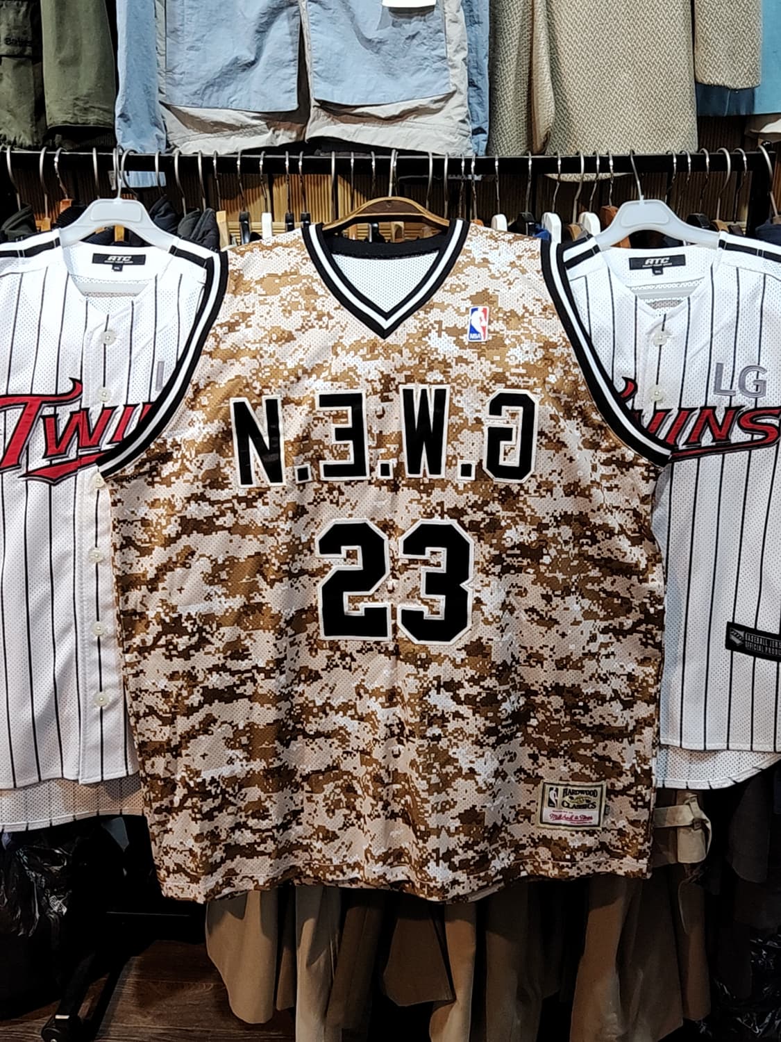 NBA 시카고불스 농구져지 카모패턴 빅사이즈 마이클조던 유니폼  상품이미지1