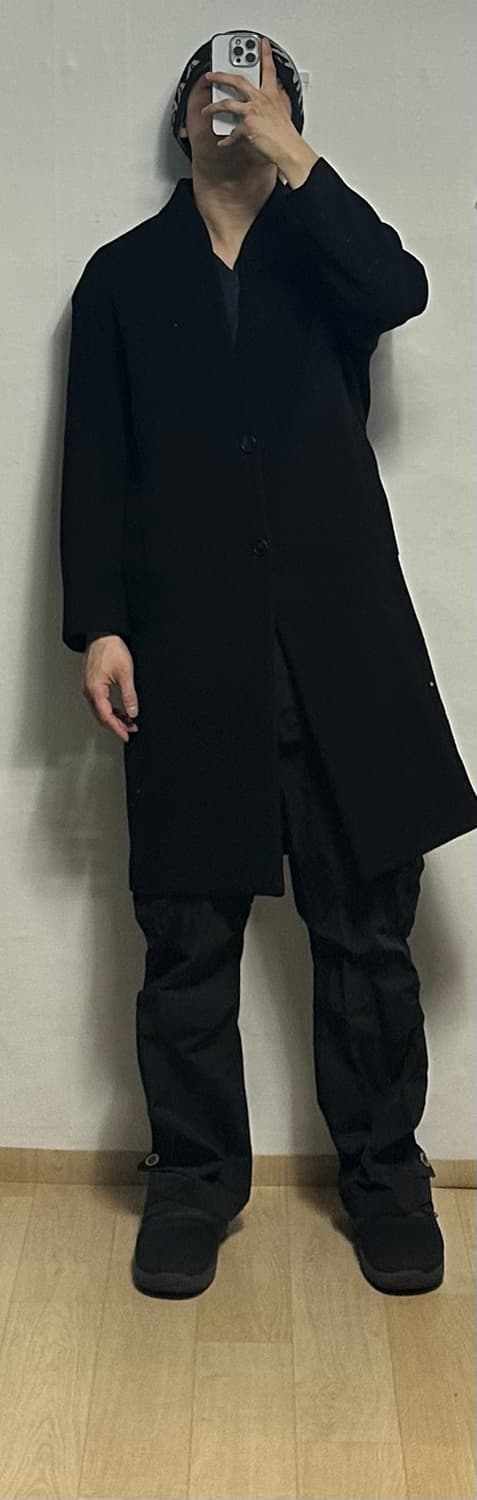 타임옴므 논카라 싱글코트 상품이미지5