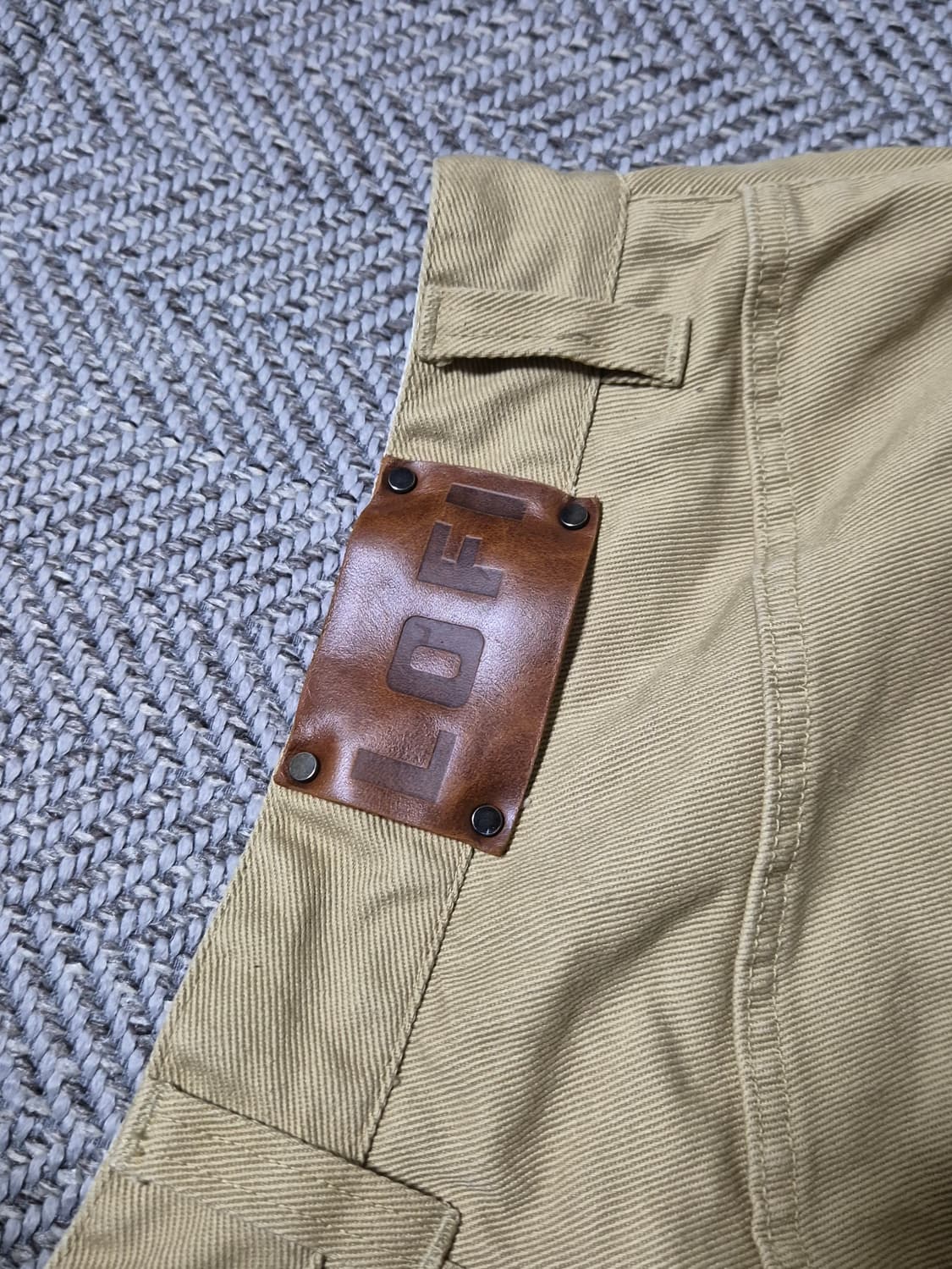 Lofi 제플린 맥스 와이드 치노 팬츠 (베이지) XL사이즈 상품이미지3