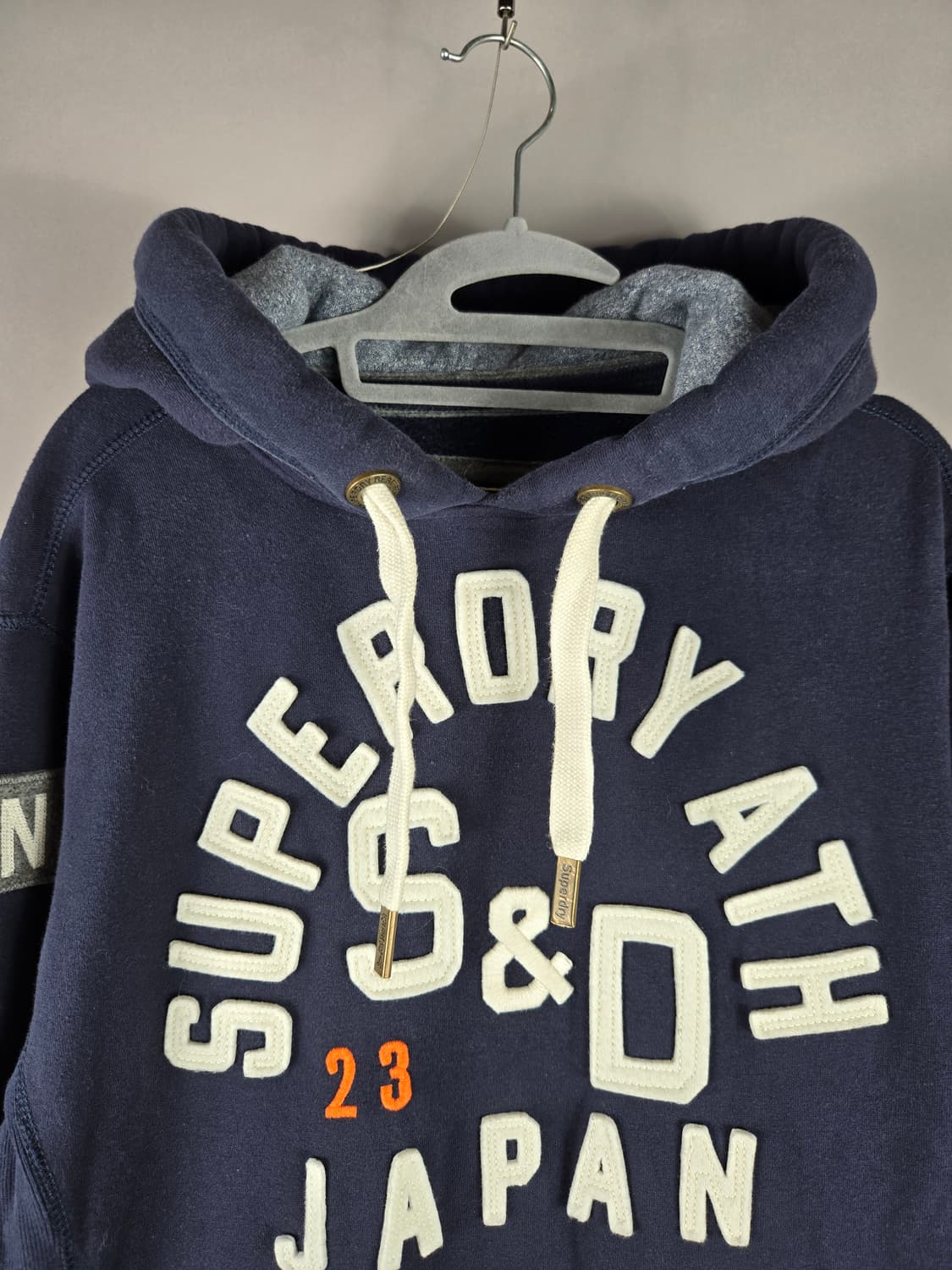 [무료배송]슈퍼드라이 M 남성 기모 후드티 후드 긴팔 티셔츠 상품이미지2