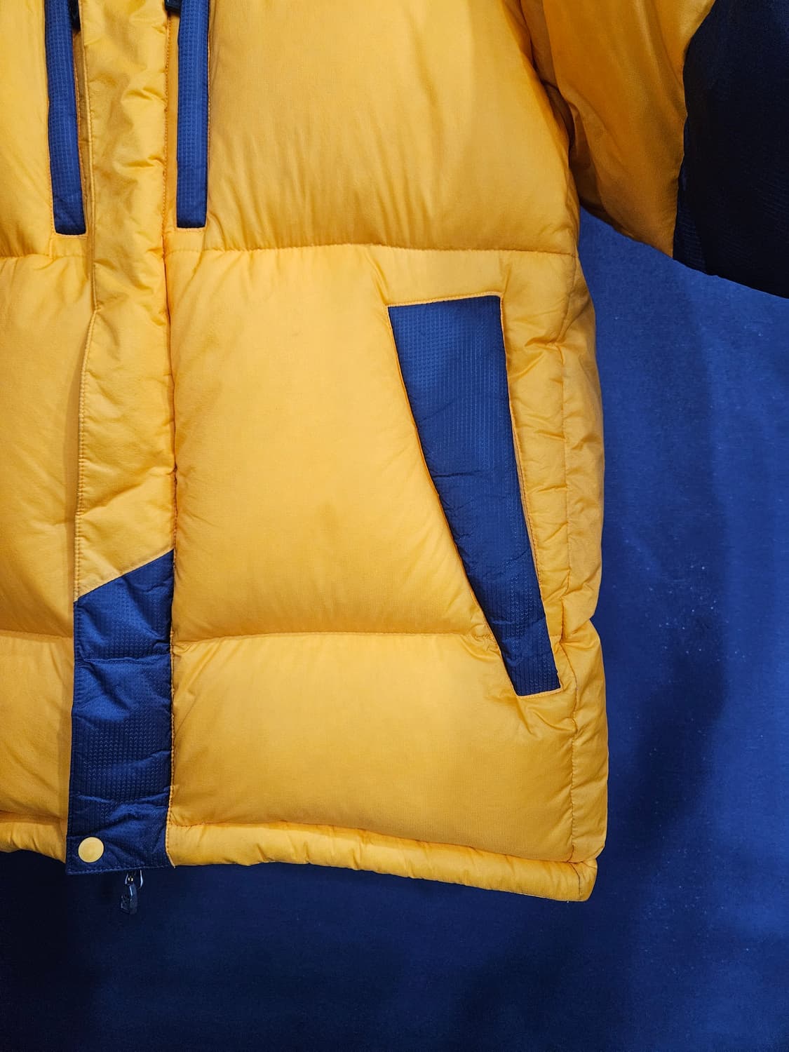 네파 750필 익스트림 옐로우투톤 남성 100 구스다운 패딩  상품이미지6