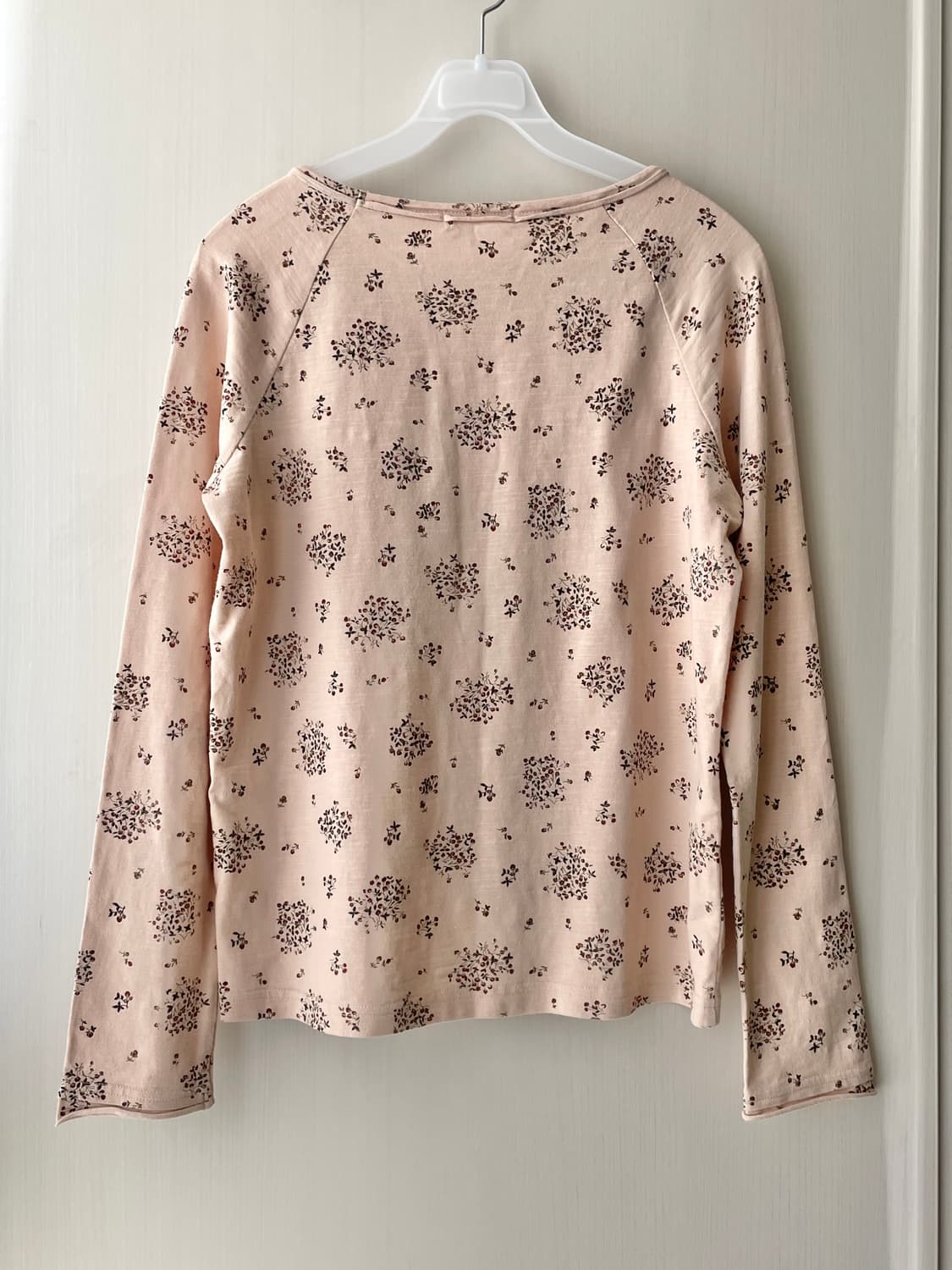 빈티지 꽃무늬 이너 티셔츠 / 모리걸 하구미 스즈코 상품이미지4