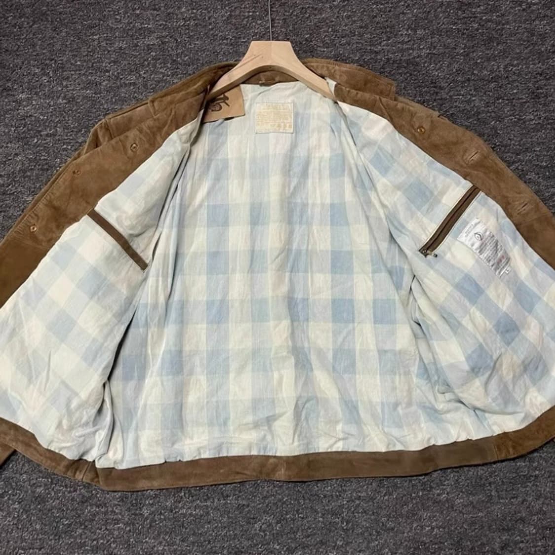 바바리안 스웨이드 레더 자켓 상품이미지3