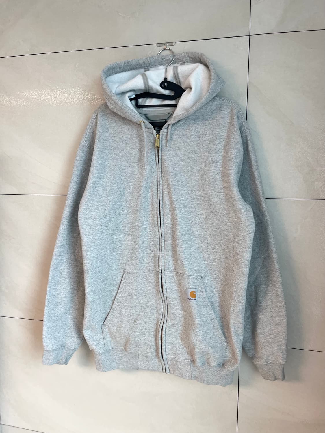 칼하트 루즈핏 후드집업 그레이 (M) 상품이미지1