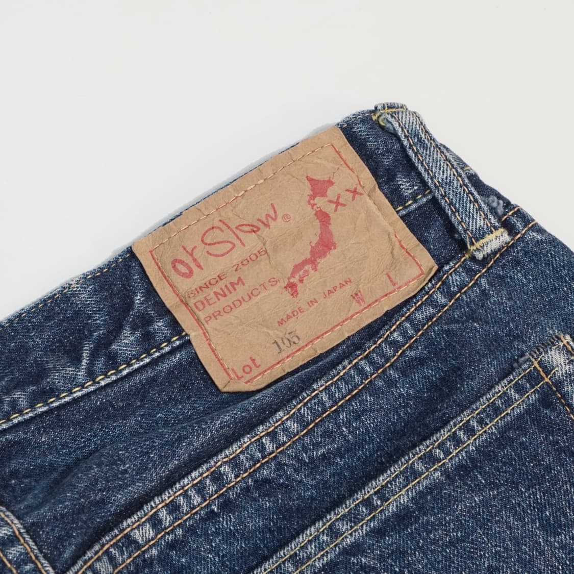 오어슬로우 105 데님팬츠 상품이미지7